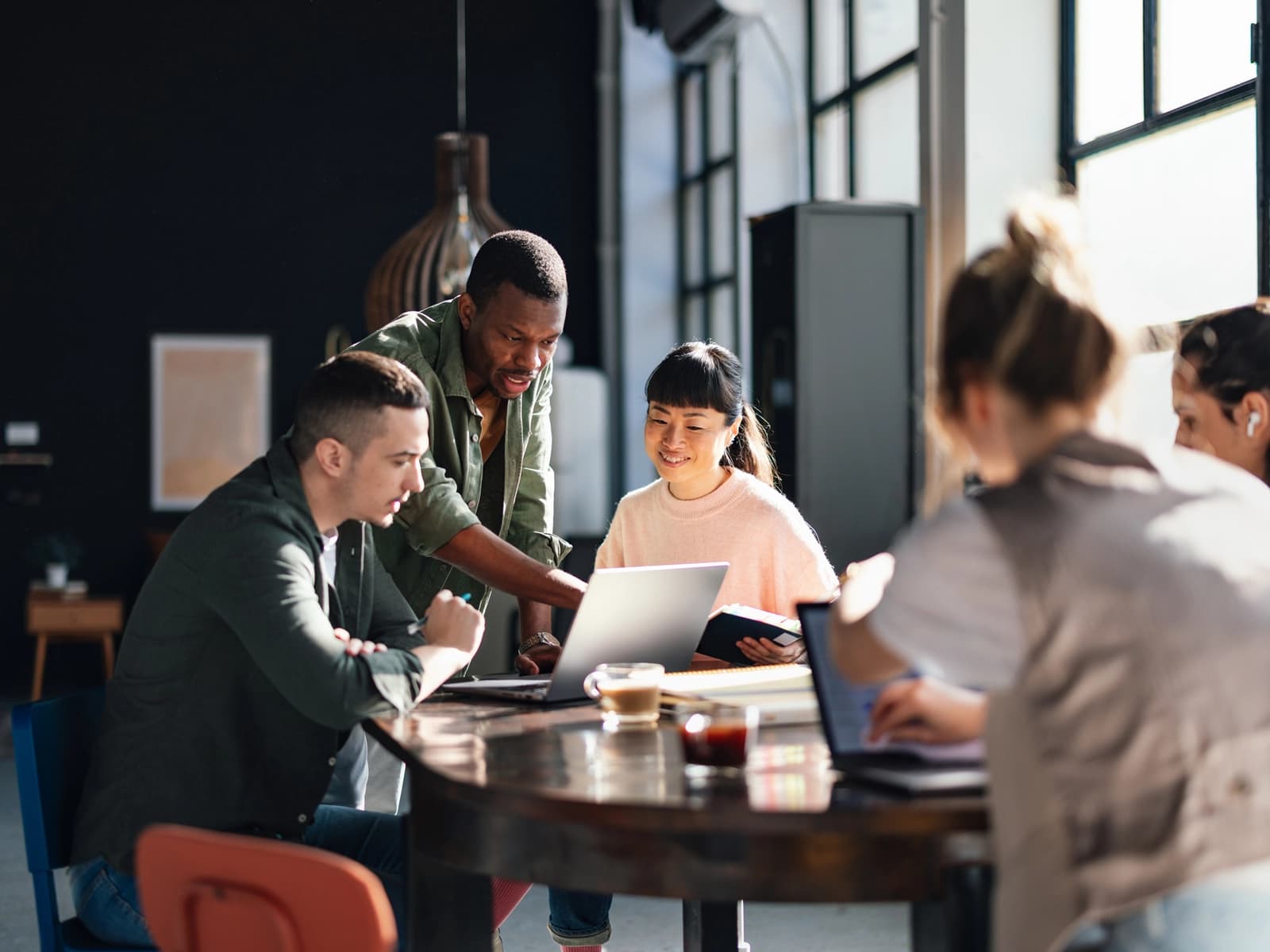 Team working on ComServices project